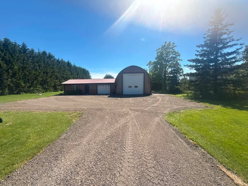 Completed asphalt millings driveway with full base prep