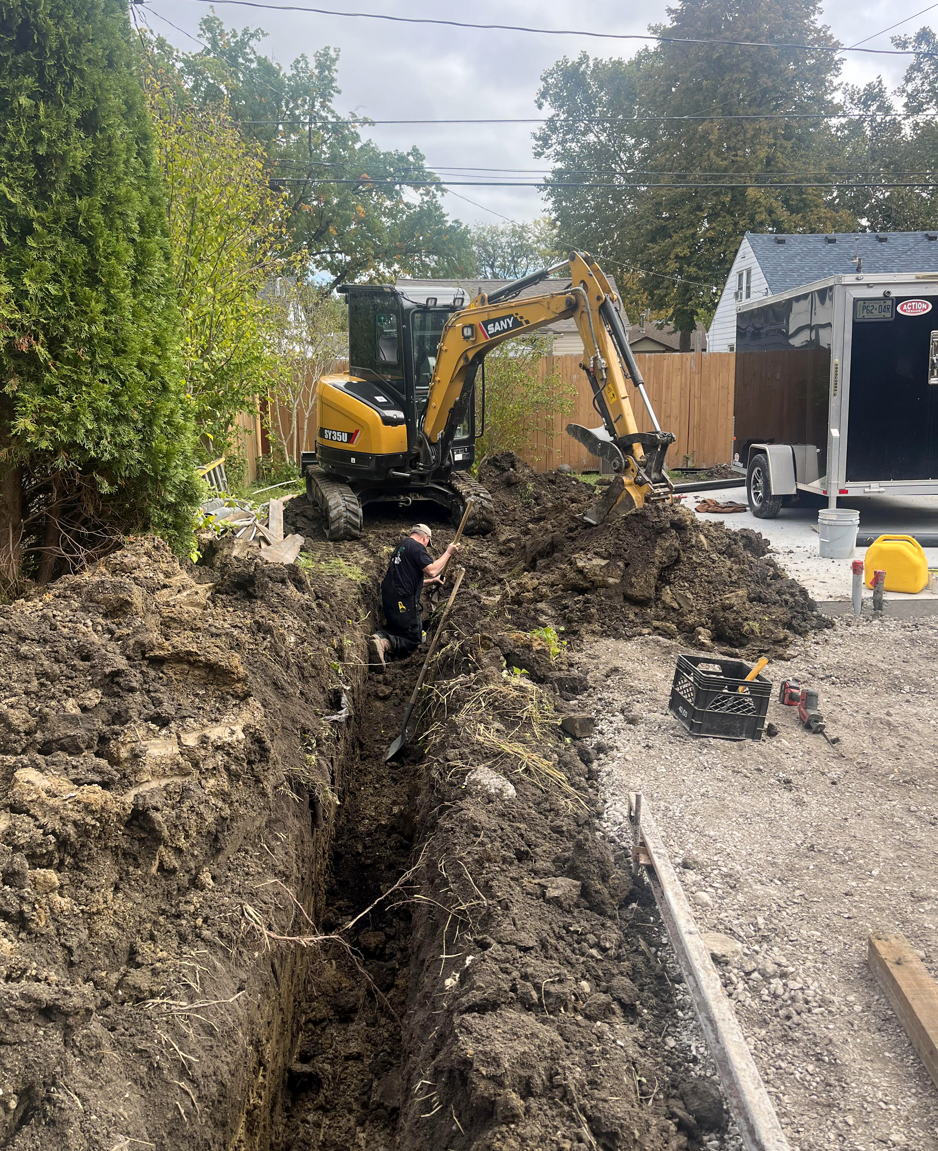 Utility & Drainage Trenching